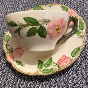 Franciscan Earthenware Cup and Saucer.